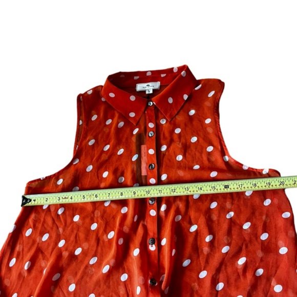 New Iris Basic Sleeveless Blouse Size Large - Picture 7 of 8